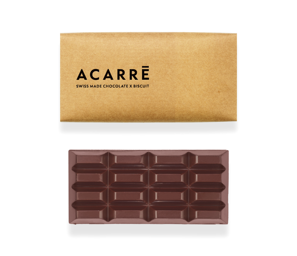 Tablette fourrée chocolat noir